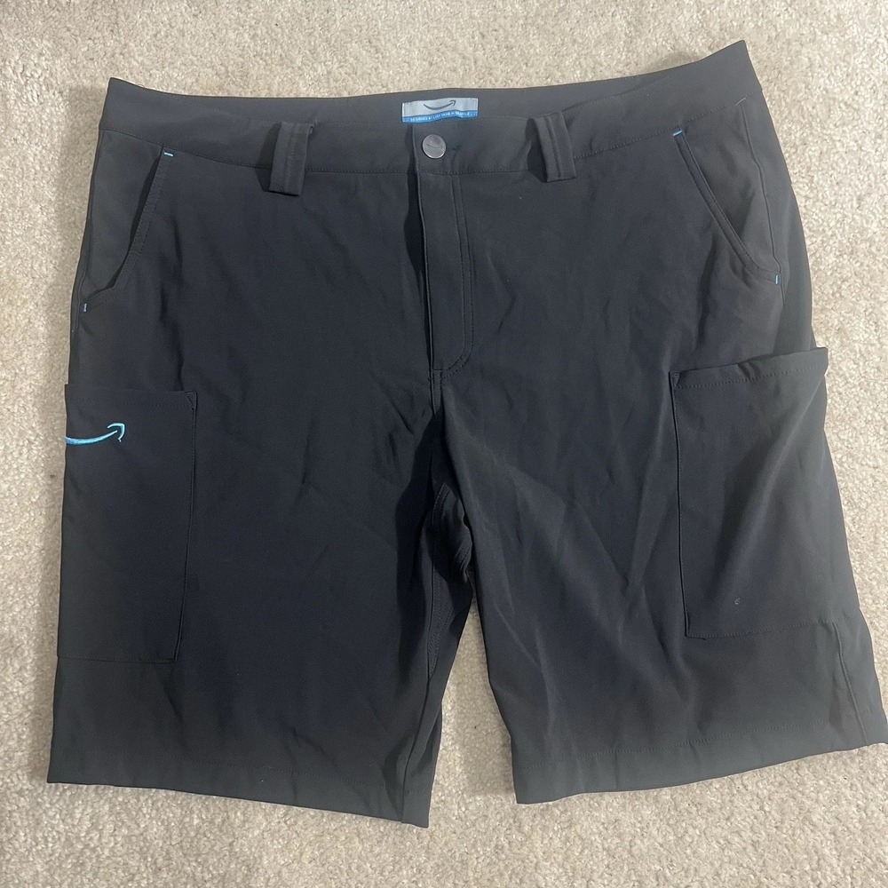 Amazon Shorts Mens Black Luly Yang Cargo Pocket Working Driver Size 2XL